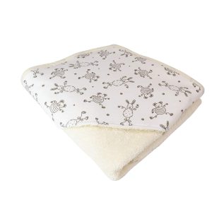 Cape de bain bébé coton éponge TOURNICOQUIN