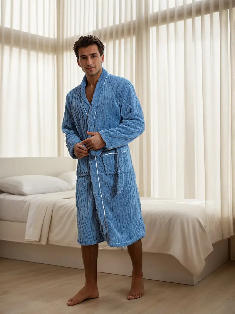 Peignoir en Éponge Épaisse et Douce – Image 3