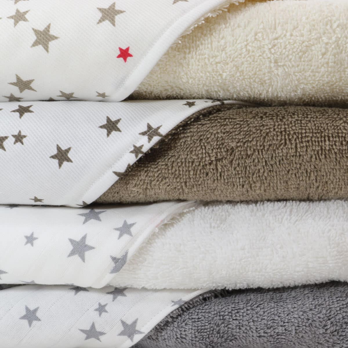 Cape de bain bébé coton éponge ÉTOILE – Image 4