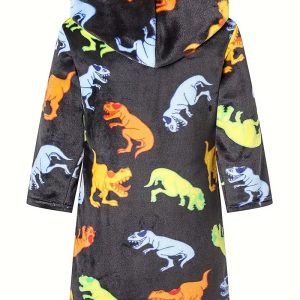 Peignoir de Bain Enfant á Motif D&rsquo;animaux