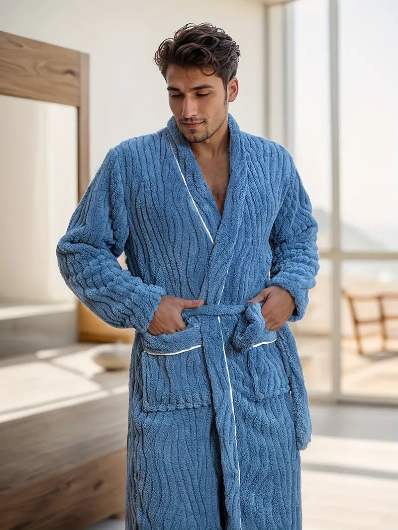 Peignoir en Éponge Épaisse et Douce – Image 2
