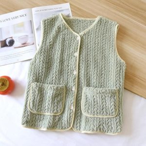 Gilet pyjama vert Pilou Pilou