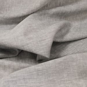 Tissu au mètre 100%lin GRIS CHINE