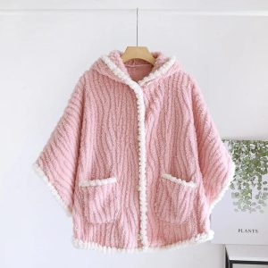 Poncho polaire femme pyjama