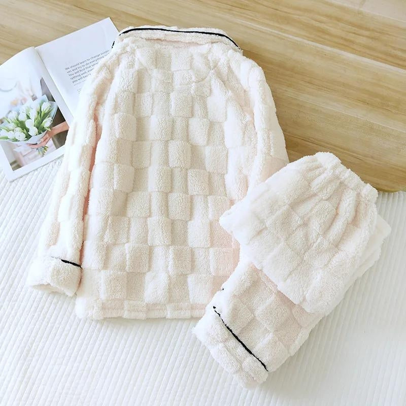 Pyjama à carreaux femme Pilou Pilou – Image 2