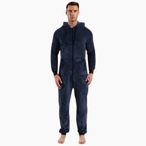 Pyjama combinaison hiver homme