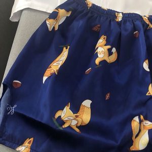 Mini Short Pyjama Pour En Satin