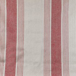 Tissu au métre 100% lin 240gr m_ rouge NAPOLI