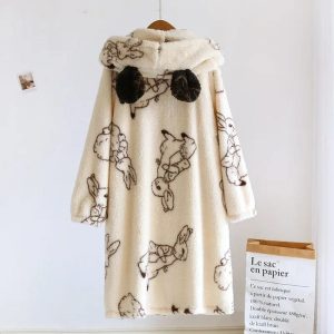 Peignoir Femme à capuche  « Lapy »