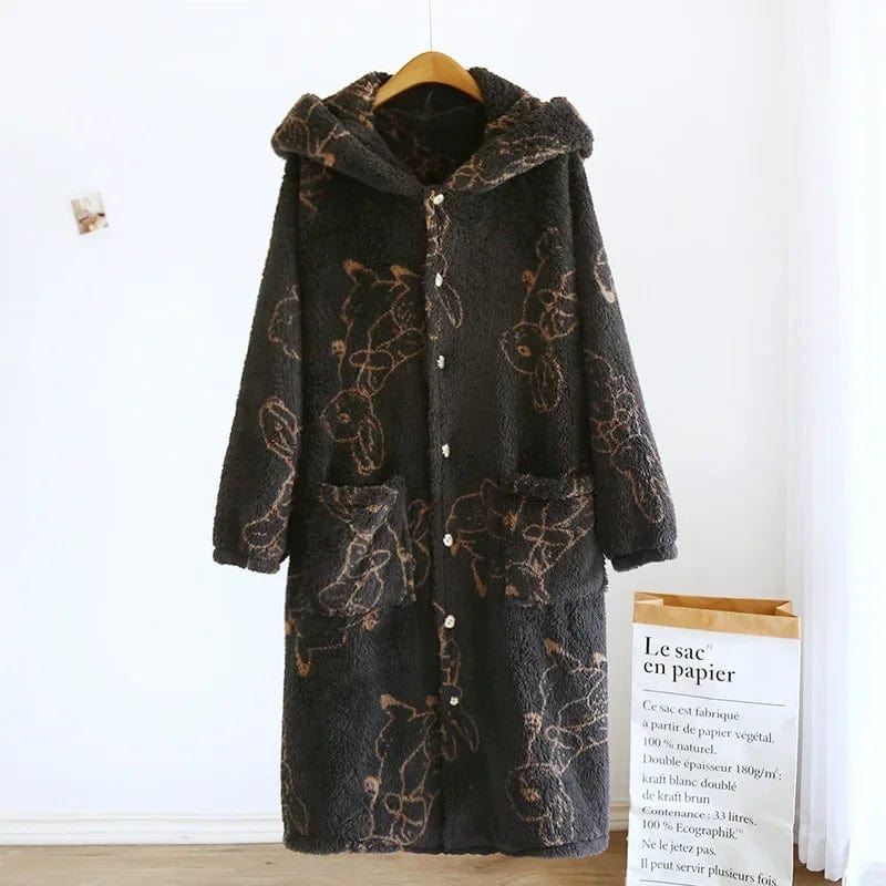 Peignoir homme à capuche « Lapy »