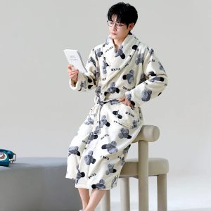 Peignoir Polaire Homme  « Arts »