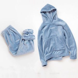 Pyjama Polaire à Capuche Pour Femme