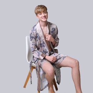 Pyjama soie Oriental Homme