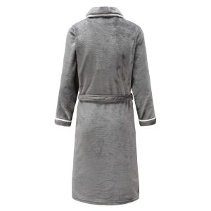 Veste Peignoir soie Gris