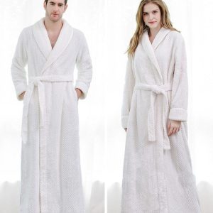 Peignoir  soieHomme Blanc