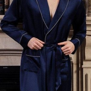 Veste Peignoir soie Élégant Homme