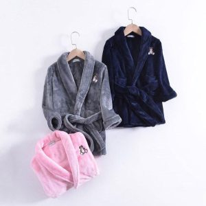 Peignoir en Garcon Polaire