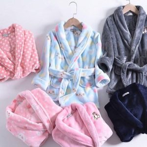 Peignoir Enfant Fille Rose