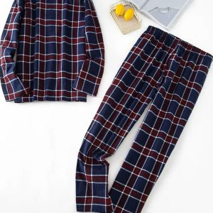 Pyjama À Carreaux Pour Homme