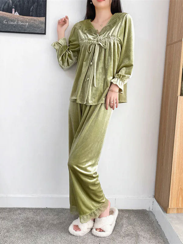 Pyjama Pour Femme En Velours – Image 3