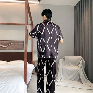 Pyjama Pour Homme Élégant en Satin