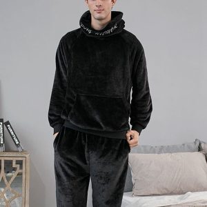 Pyjama D’hiver Chaud Pour Homme