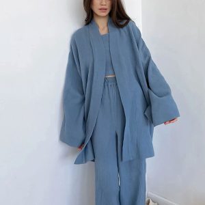 Pyjama Kimono Bleu