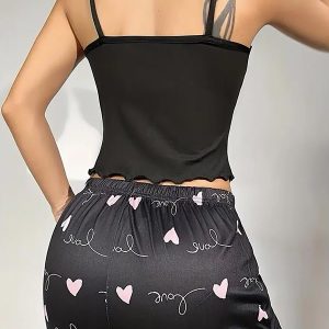 Pyjama Short En Satin Pour Femme