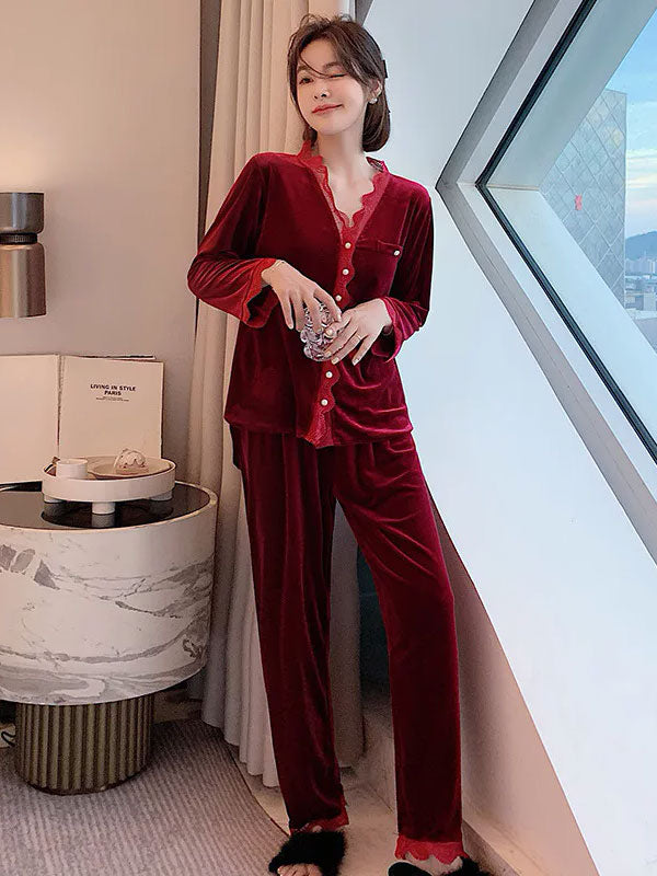 Pyjama Pour Femme en Velour – Image 3