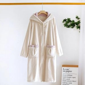 Robe de chambre douillette femme