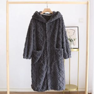 Robe de chambre en laine