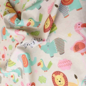 Tissu 100% coton imprimés ANIMAUX