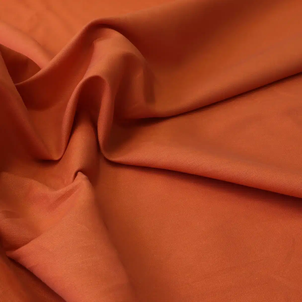 Tissu au métre 100% lin 220gr m_ TERRACOTA